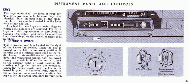 1965 Ford Owners Manual Page 27